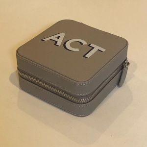 Mark and Graham Small Travel Jewelry Case “ACT”
